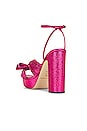 view 3 of 5 Natalia Platform Sandal in Fuchsia Lam