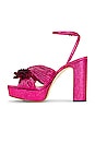 view 5 of 5 Natalia Platform Sandal in Fuchsia Lam