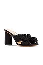 view 2 of 5 Penny Knot Mule in Black Taffeta