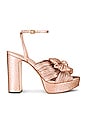 view 1 of 5 Natalia Pleated Platform Sandal in Dune