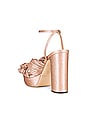 view 3 of 5 Natalia Pleated Platform Sandal in Dune