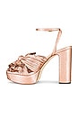 view 5 of 5 Natalia Pleated Platform Sandal in Dune