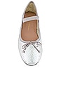 view 4 of 5 Leonie Ballet Flat in Silver