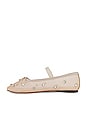 view 5 of 5 Leonie Soft Ballet Flat in Cream & Crystal