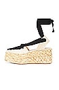 view 5 of 5 Mason Espadrille in Natural & Black