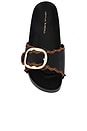 view 4 of 5 Iris Sandal in Black & Cacao