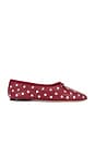 view 1 of 5 ZAPATILLAS DE BALLET LANDON in Wine & Silver