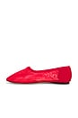 view 5 of 5 Landon Mesh Ballet Flats in Red