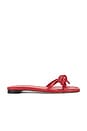 view 1 of 5 Hadley Bow Flat Sandal in Red