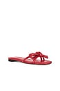 view 2 of 5 Hadley Bow Flat Sandal in Red