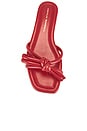view 4 of 5 Hadley Bow Flat Sandal in Red