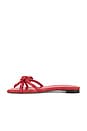 view 5 of 5 Hadley Bow Flat Sandal in Red