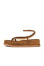 view 5 of 5 Ankle Wrap Footbed Sandal in Cacao