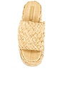 view 4 of 5 Aaron Sandal in Natural Woven Straw