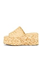 view 5 of 5 Aaron Sandal in Natural Woven Straw