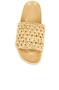 view 4 of 5 Henri Sandal in Natural Crochet Straw