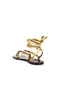 view 3 of 5 Lianna Sandal in Gold Vachetta