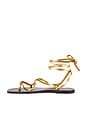 view 5 of 5 Lianna Sandal in Gold Vachetta