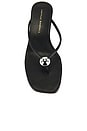view 4 of 5 Odessa Sandal in Black Nappa
