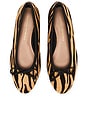 view 4 of 5 Noelle Flat in Zebra Hair Calf