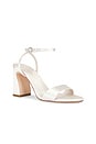 view 2 of 5 SANDALES À TALONS MALIA in Cream Satin