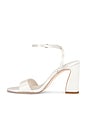 view 5 of 5 SANDALES À TALONS MALIA in Cream Satin