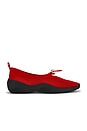 view 1 of 5 ZAPATO PLANO RAINA in Red Mesh