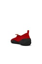 view 3 of 5 ZAPATO PLANO RAINA in Red Mesh