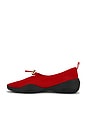 view 5 of 5 ZAPATO PLANO RAINA in Red Mesh