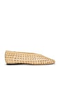view 1 of 5 ZAPATILLAS DE BALLET EMERY in Natural Crochet Raffia