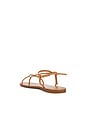view 3 of 5 Lara Strappy Flat Sandal in Dune Nappa