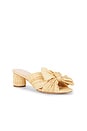 view 2 of 5 Emilia Pleated Knot Mule in Natural Straw