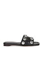 view 1 of 5 Hayes Studded Flat Sandal in Black