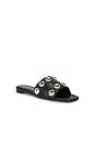 view 2 of 5 Hayes Studded Flat Sandal in Black
