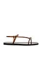 view 1 of 5 Dana Strappy Jelly Sandal in Brown
