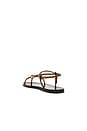 view 3 of 5 Dana Strappy Jelly Sandal in Brown