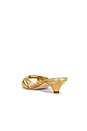 view 3 of 5 Dixie Strappy Kitten Heel Sandal in Gold