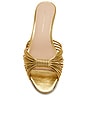 view 4 of 5 Dixie Strappy Kitten Heel Sandal in Gold