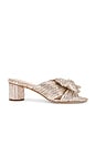 view 1 of 5 MULE PLISADO CON NUDO EMILIA in Champagne Shimmer