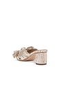 view 3 of 5 MULE PLISADO CON NUDO EMILIA in Champagne Shimmer