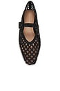 view 5 of 5 Junia Mary Jane Flat in Silver Metallic Woven Leather