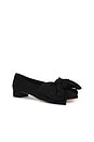 view 2 of 5 Noa Bow Flat in Black Moiré