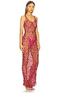 view 2 of 4 Sequin Tank Gown in Deep Pink