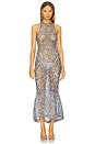view 1 of 4 Sequin High Low Midi Dress in Cloud
