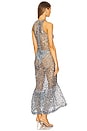view 3 of 4 Sequin High Low Midi Dress in Cloud
