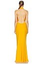 view 3 of 3 VESTIDO LARGO GOWN in Marigold