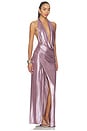 view 2 of 4 ROBE DRESS in Dark Mauve