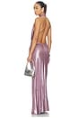 view 3 of 4 ROBE DRESS in Dark Mauve