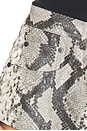 view 6 of 6 Faux Stretch Mini Short in Python Print