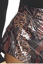 view 6 of 6 Laminated Snake Mini Short in Snake